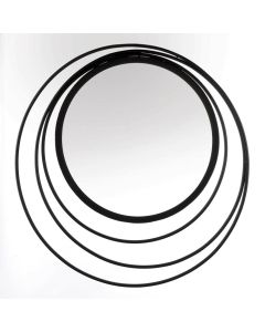 THREE RING WALL MIRROR